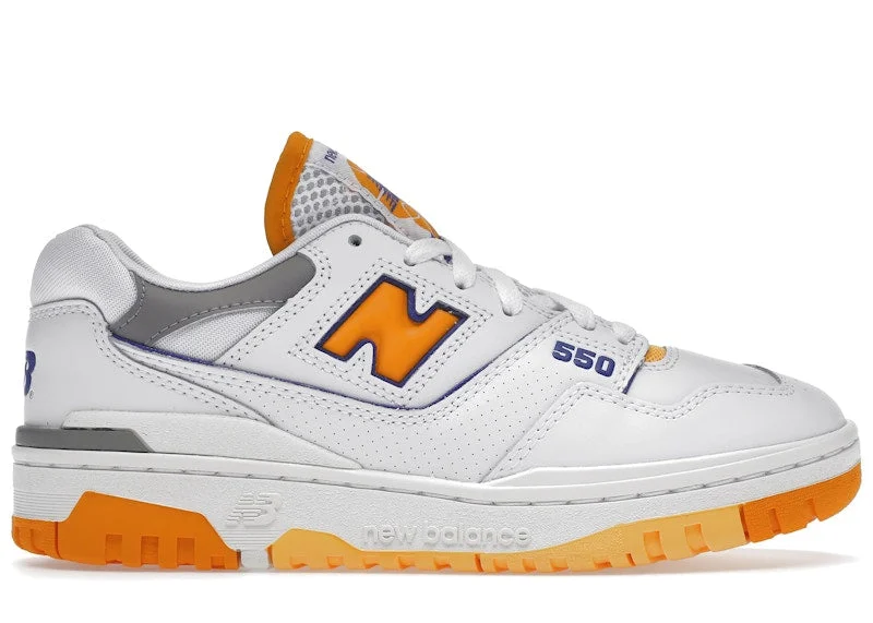 New Balance 550 White Vibrant Orange