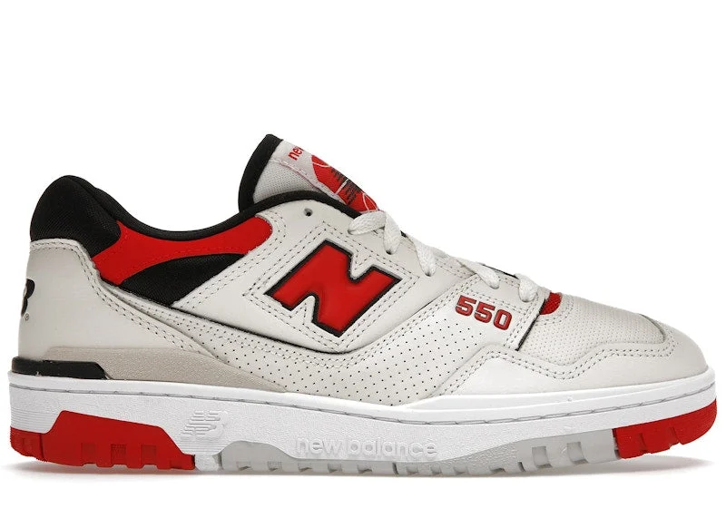 New Balance 550 Sea Salt True Red