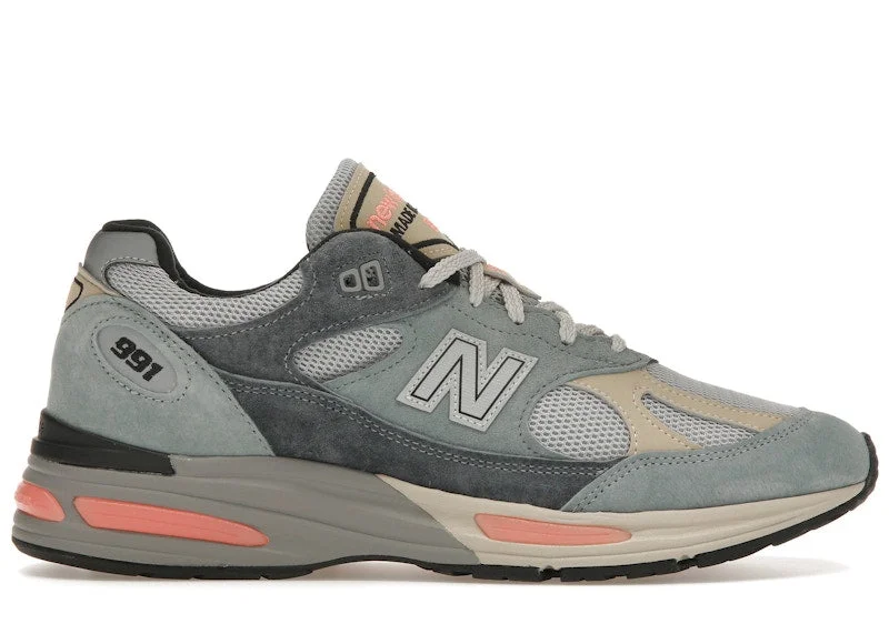 New Balance 991 MiUKSilver Blue Turbulence