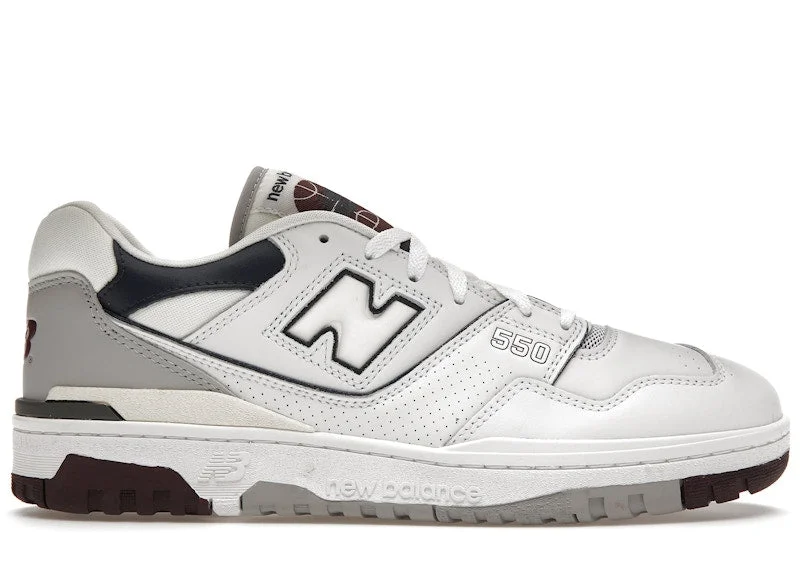 New Balance 550 White Natural Indigo Burgundy