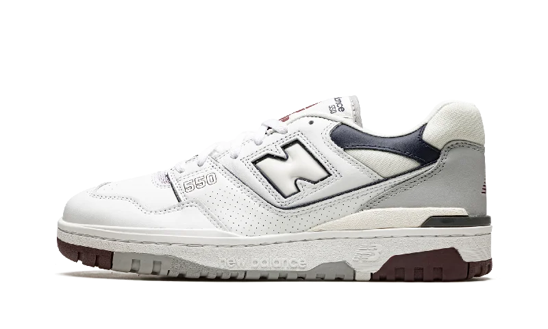 550 "White / Indigo / Burgundy"