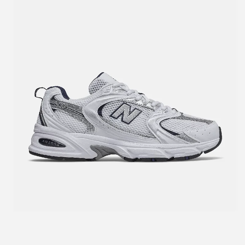 New Balance 530 White Silver Navy