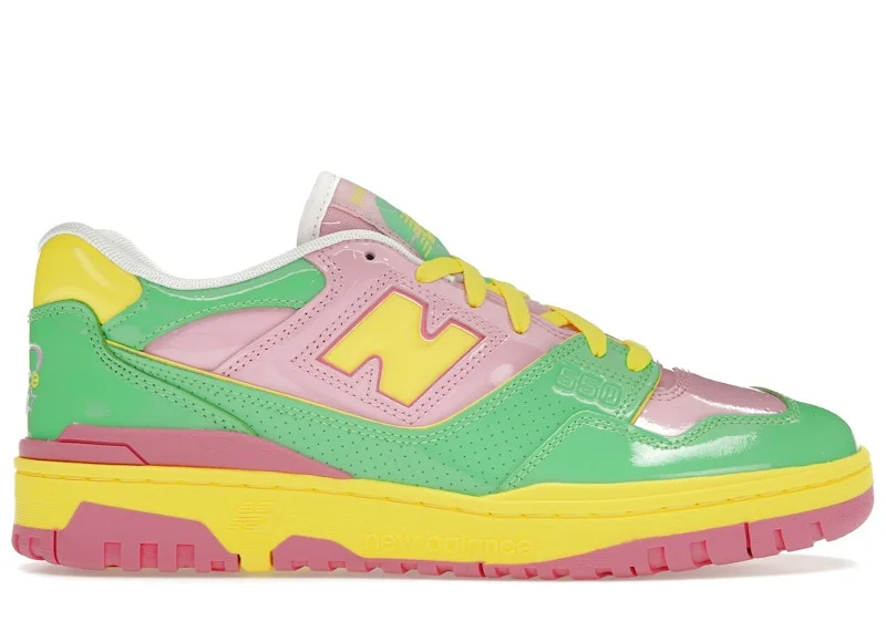 New Balance 550 Y2K Patent Leather Pack Pink Green