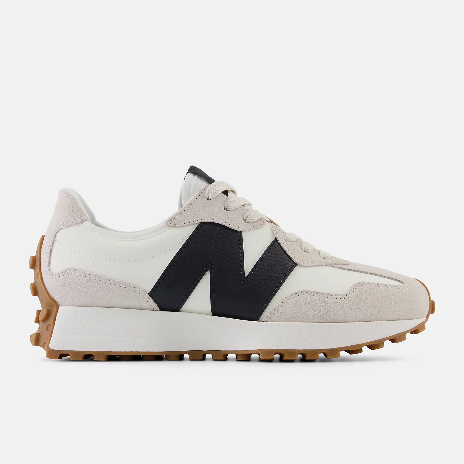 New Balance - 327 Beige/Black Leather