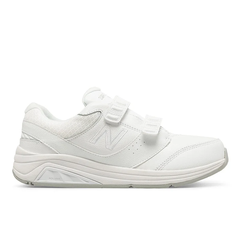 Hook and Loop Leather 928v3 - White - Women's