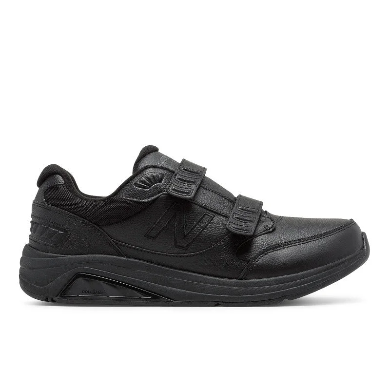 Men's 928 Walking Shoe with Velcro Straps in Black