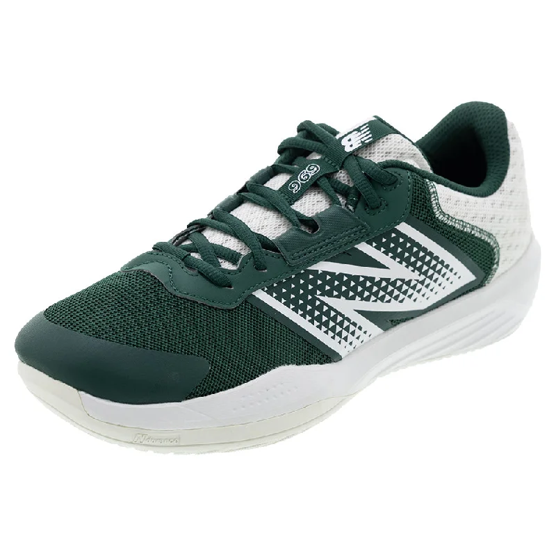 Men`s 696v6 2E Width Tennis Shoes Marsh Green and Natural Mint