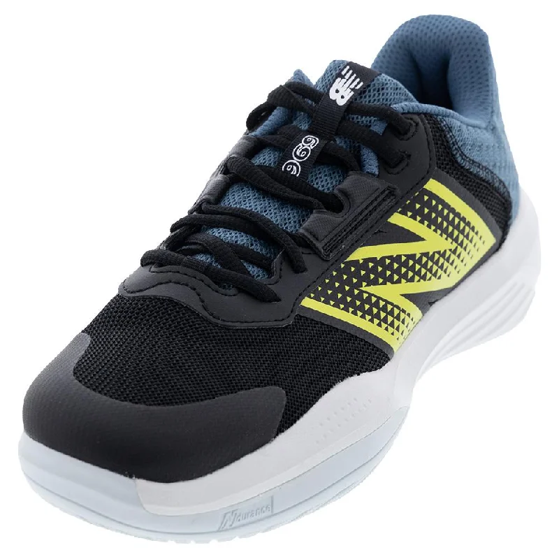 Men's 696v6 2E Width Tennis Shoes Black and Firefly