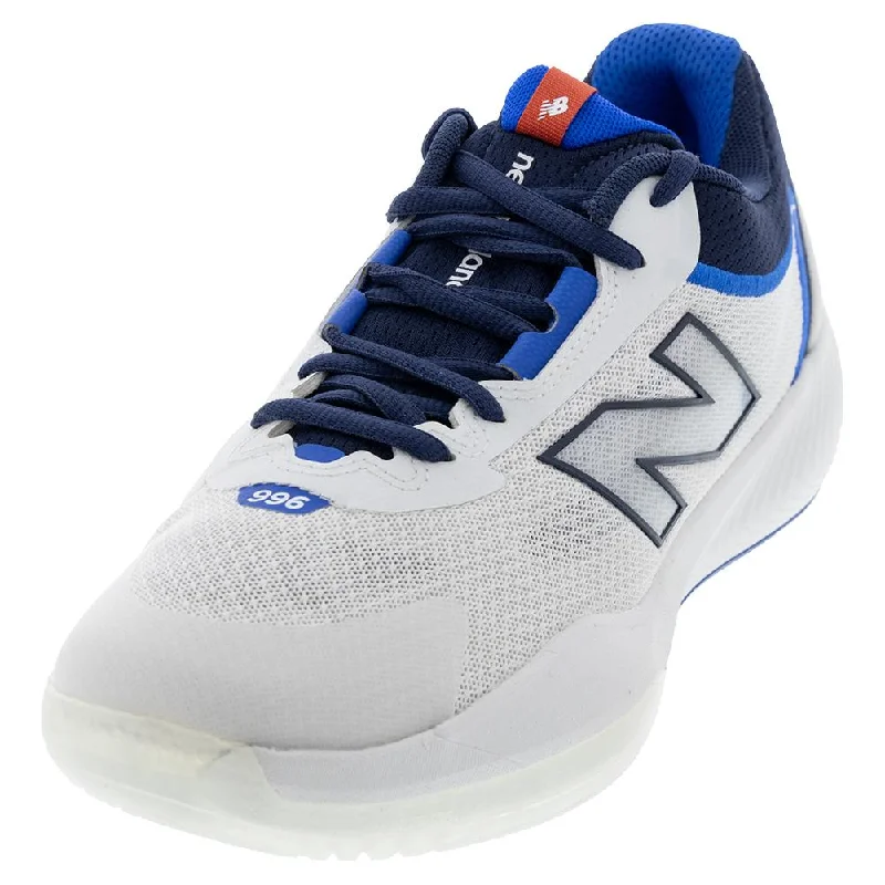 Men's FuelCell 996v6 D Width Pickleball Shoes White and Team Navy