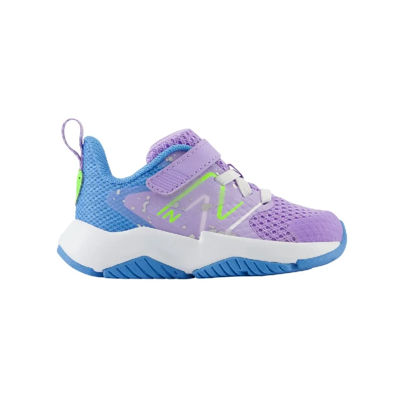 New Balance Toddler's Rave Run v2 ITRAVHG2 Lilac Glo/Sky Blue/Pixel Green