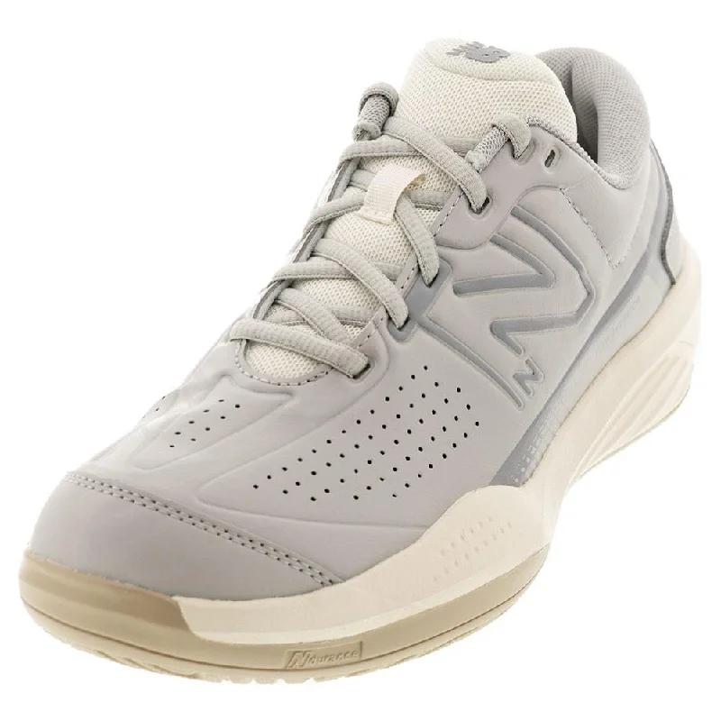 Women's 696v5 D Width Tennis Shoes Gray and White