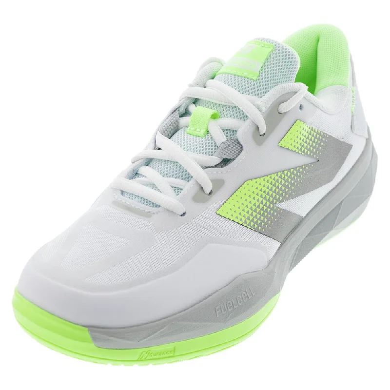 Women's FuelCell 796v4 D Width Tennis Shoes White and Bleached Lime