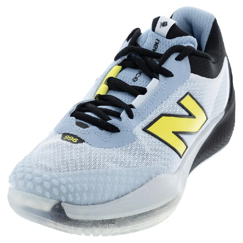 Women`s FuelCell 996v6 D Width Tennis Shoes Quarry Blue and Black