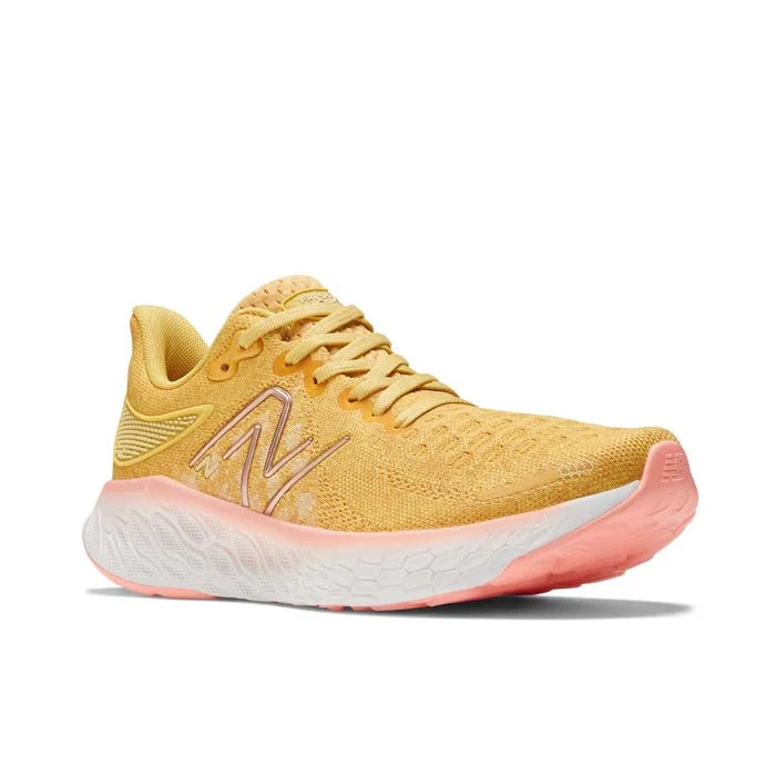 Womens New Balance Fresh Foam 1080V12 in Honeycomb/Grapefruit/Maize